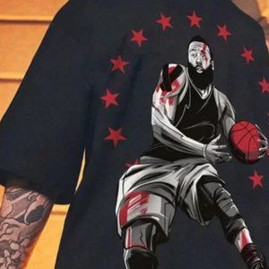 Loose, Hardon short-sleeve Hip Hop style